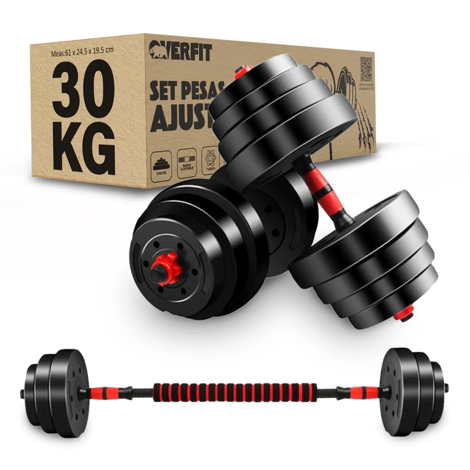 kit de pesas ajustables 30 kg kit de pesas ajustables 30 kg